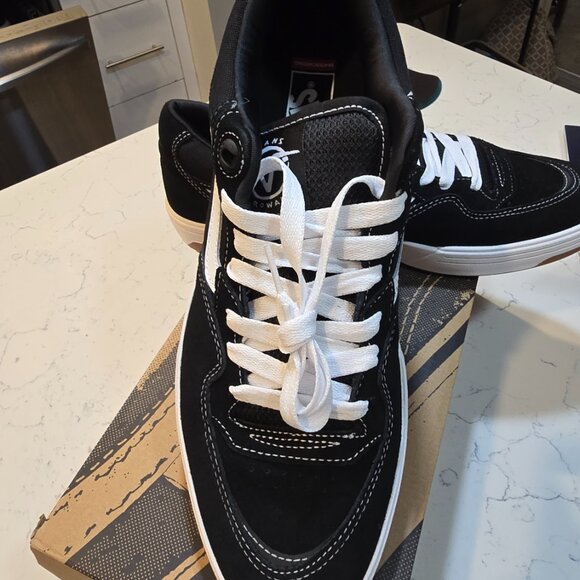 Vans x Rowan Zorilla Rowan 2 Black White Mens 13 SkateBoarding Shoe VN0A2Z3IBA2 - Picture 2 of 16